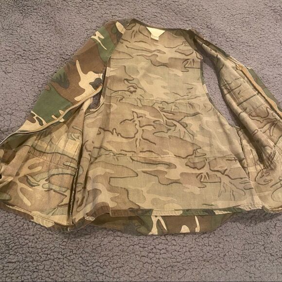 Vintage Ranger Camo Hunting Tactical Vest Size Large Bird/Shell Pouch - Picture 15 of 16